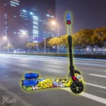 Scooter Monopatín Bota Humo con Bluetooth Color Graffiti 6