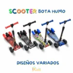 Scooter Monopatín Bota Humo con Bluetooth Color Graffiti 9