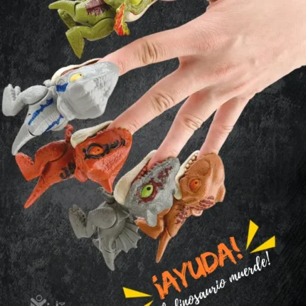 Set de Dinosaurios Jurásicos Dinosaurios Mordelones Muerde Dedos 8 piezas 1